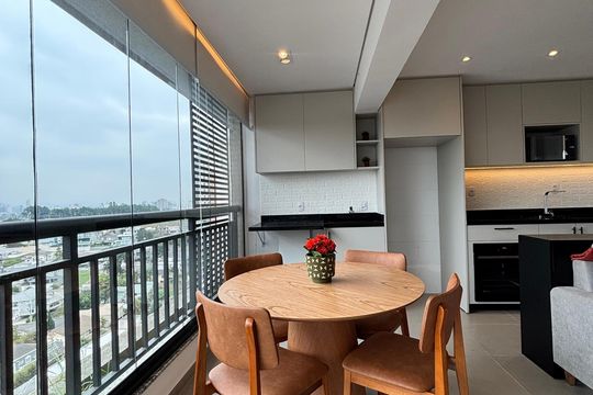 Apartamento para alugar com 1 quarto, 47m² em Empresarial 18 do Forte, Barueri