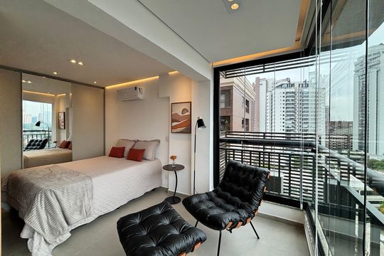 Apartamento para alugar com 1 quarto, 47m² em Empresarial 18 do Forte, Barueri