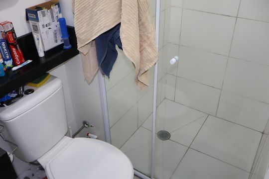 Banheiro de apartamento para alugar com 1 quarto, 29m² em Vila Ema, São Paulo