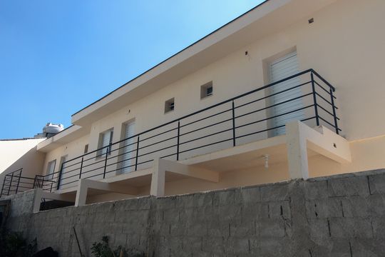 Área externa de kitnet/studio para alugar com 1 quarto, 26m² em Ferreira, São Paulo