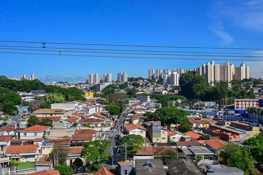 Vista de apartamento à venda com 2 quartos, 41m² em Jardim Taboao, São Paulo