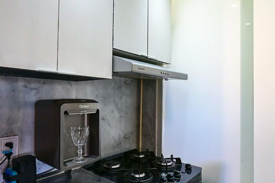 Cozinha de apartamento à venda com 2 quartos, 41m² em Jardim Taboao, São Paulo