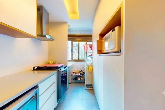 Cozinha de apartamento à venda com 2 quartos, 87m² em São Conrado, Rio de Janeiro