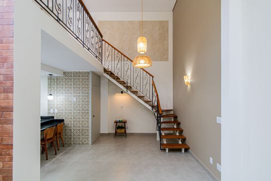 Sala de casa de condomínio para alugar com 1 quarto, 92m² em Pompeia, São Paulo