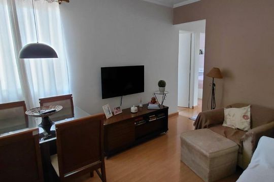 Sala de apartamento à venda com 2 quartos, 47m² em Vila Abaeté, Campinas
