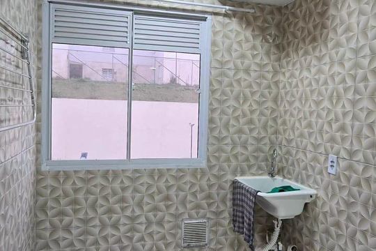 Cozinha de apartamento para alugar com 1 quarto, 49m² em Jardim da Laranjeira (Zona Leste), São Paulo