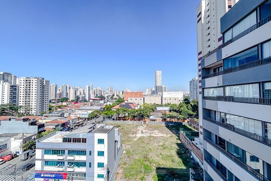 Vista da Varanda de kitnet/studio à venda com 1 quarto, 24m² em Tatuapé, São Paulo