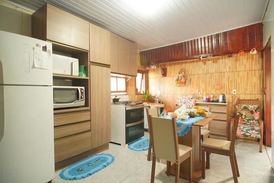 cozinha de casa à venda com 3 quartos, 186m² em Campina, São Leopoldo