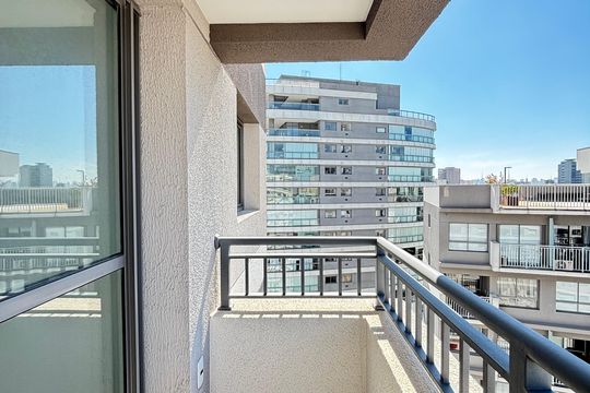 Varanda de apartamento para alugar com 2 quartos, 38m² em Vila Nova Conceição, São Paulo