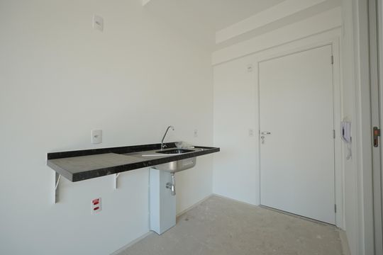 Cozinha de kitnet/studio à venda com 1 quarto, 23m² em Vila Mariana, São Paulo