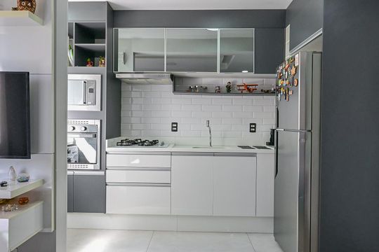 Cozinha de apartamento à venda com 2 quartos, 40m² em Vila Andrade, São Paulo