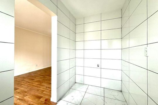 Cozinha de apartamento para alugar com 1 quarto, 27m² em Sarandi, Porto Alegre