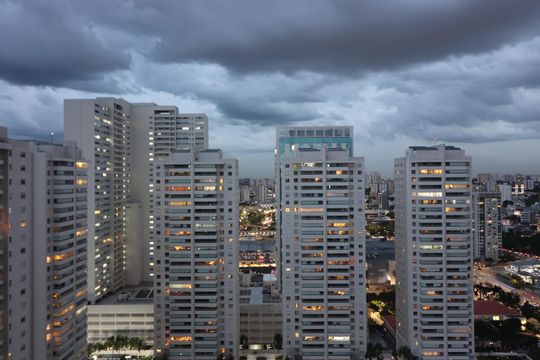 Suíte 1 Vista  de apartamento à venda com 3 quartos, 156m² em Centro, São Bernardo do Campo