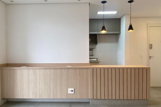 Sala - Cozinha de apartamento para alugar com 3 quartos, 70m² em Continental, Osasco