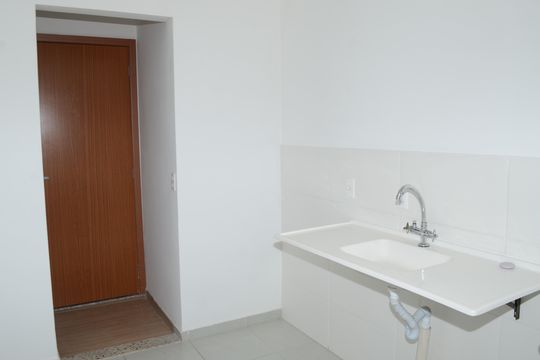 Cozinha de apartamento à venda com 2 quartos, 49m² em Goiânia, Belo Horizonte