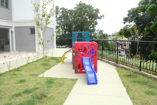 Área comum - Playground de apartamento à venda com 2 quartos, 49m² em Goiânia, Belo Horizonte