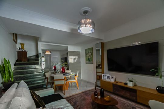 Sala de casa para alugar com 2 quartos, 110m² em Centro, São Bernardo do Campo