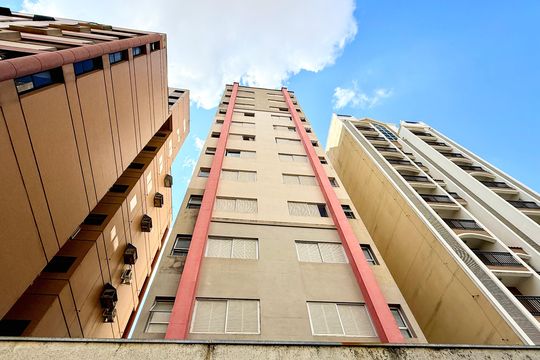Fachada de apartamento à venda com 1 quarto, 43m² em Cambuí, Campinas