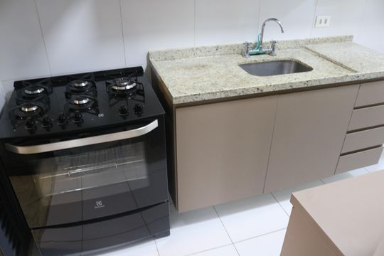 Cozinha de apartamento à venda com 3 quartos, 100m² em Perdizes, São Paulo