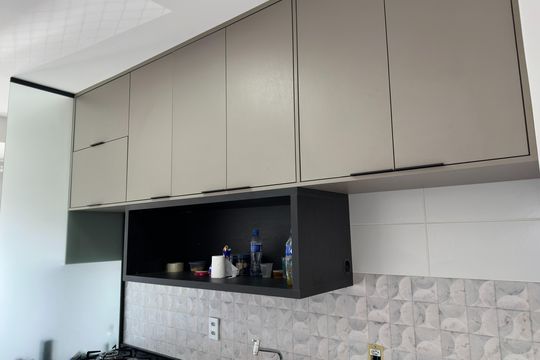 Cozinha - Armários de apartamento para alugar com 3 quartos, 72m² em Vila Branca, Jacareí