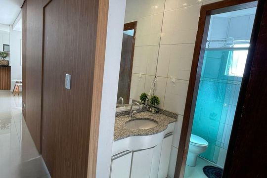 Banheiro de apartamento para alugar com 3 quartos, 95m² em Santa Amelia, Belo Horizonte