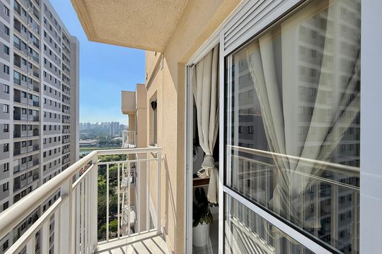 Sacada de apartamento à venda com 2 quartos, 36m² em Socorro, São Paulo