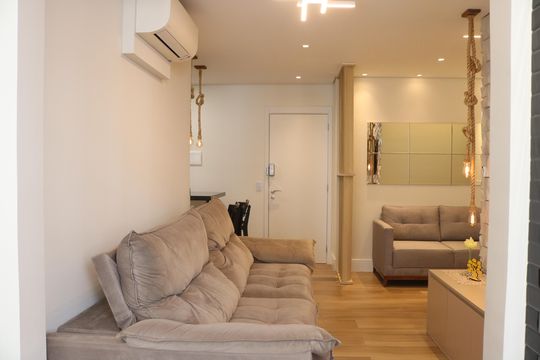 Sala de apartamento à venda com 2 quartos, 69m² em Água Branca, São Paulo
