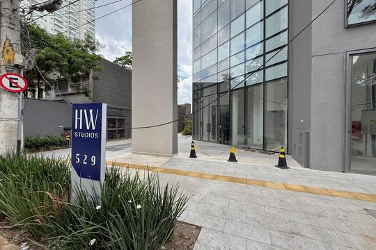Fachada de kitnet/studio à venda com 1 quarto, 25m² em Santo Amaro, São Paulo