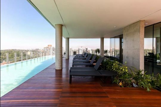 Área comum de kitnet/studio para alugar com 1 quarto, 35m² em Butantã, São Paulo