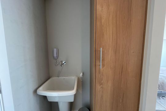 Studio/Sala/Cozinha de kitnet/studio para alugar com 1 quarto, 36m² em Butantã, São Paulo
