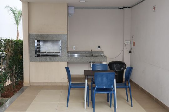 Área comum - Churrasqueira de apartamento para alugar com 2 quartos, 32m² em Vila Graciosa, São Paulo
