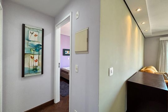 Corredor de apartamento para alugar com 1 quarto, 52m² em Bela Vista, São Paulo