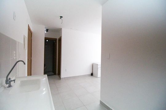 Cozinha e Área de Serviço de apartamento à venda com 2 quartos, 37m² em Vila Palmares, São Caetano do Sul