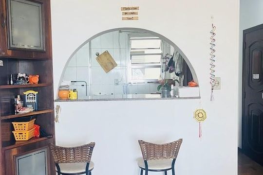Cozinha de apartamento à venda com 3 quartos, 83m² em Aclimação, São Paulo