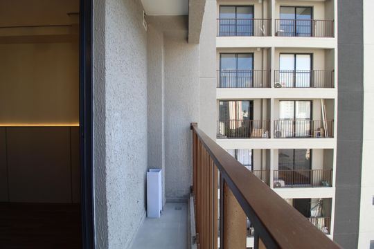 Varanda de kitnet/studio para alugar com 1 quarto, 25m² em Vila Olímpia, São Paulo