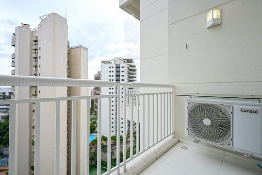 Varanda de apartamento para alugar com 1 quarto, 49m² em Vila Andrade, São Paulo