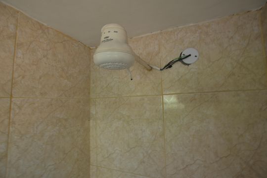 Banheiro da Churrasqueira de apartamento para alugar com 1 quarto, 45m² em Madureira, Rio de Janeiro
