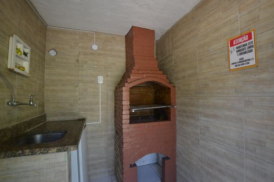 Área comum - Churrasqueira de apartamento para alugar com 1 quarto, 45m² em Madureira, Rio de Janeiro