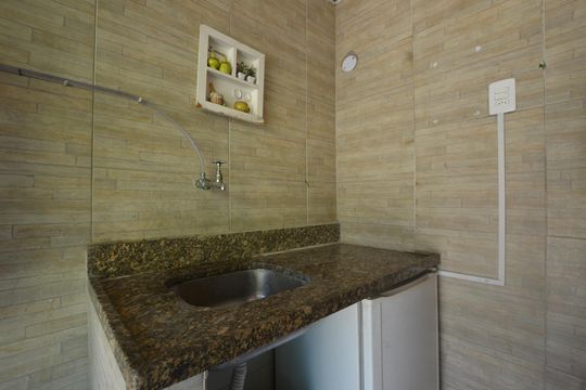 Área comum - Churrasqueira de apartamento para alugar com 1 quarto, 45m² em Madureira, Rio de Janeiro
