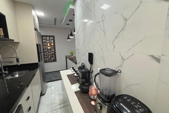 Cozinha de casa à venda com 2 quartos, 54m² em Jardim Matarazzo, São Paulo