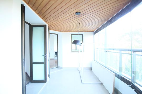 Varanda da Sala de apartamento à venda com 4 quartos, 225m² em Vila Andrade, São Paulo