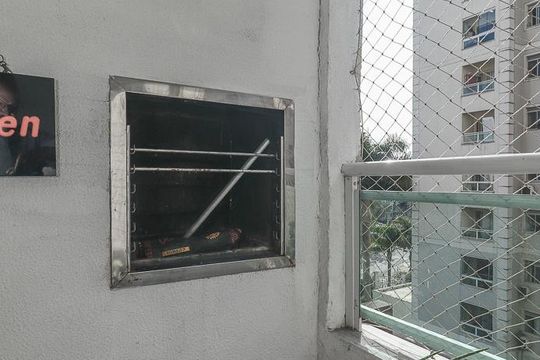 Varanda da Sala de apartamento à venda com 2 quartos, 51m² em Morro Santana, Porto Alegre