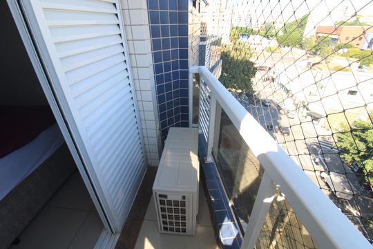 Quarto 1 - Varanda de apartamento para alugar com 1 quarto, 40m² em Carandiru, São Paulo