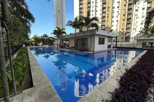 Área comum - Piscina de apartamento para alugar com 3 quartos, 64m² em Del Castilho, Rio de Janeiro
