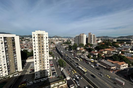 Vista da varanda de apartamento para alugar com 3 quartos, 64m² em Del Castilho, Rio de Janeiro