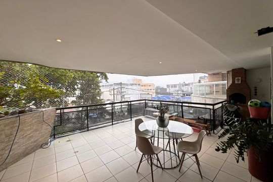 Varanda da Sala de apartamento à venda com 4 quartos, 220m² em Recreio dos Bandeirantes, Rio de Janeiro
