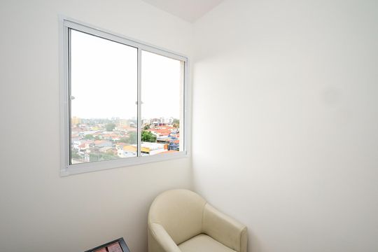 Quarto 2 de apartamento para alugar com 2 quartos, 28m² em Jardim Monte Kemel, São Paulo