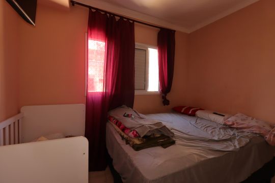 Suíte de casa à venda com 3 quartos, 55m² em Vila Valparaíso, Santo André