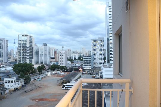Varanda de apartamento à venda com 2 quartos, 35m² em Várzea da Barra Funda, São Paulo