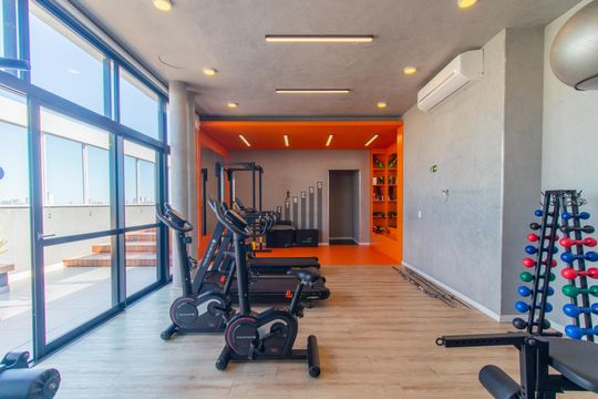 Área comum - Academia de apartamento à venda com 1 quarto, 45m² em Azenha, Porto Alegre
